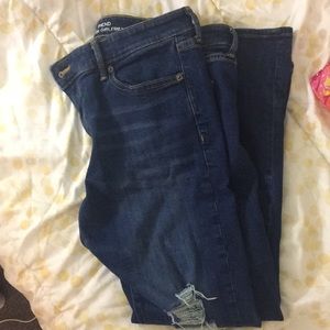 Gap Girlfriend Ripped Jeans